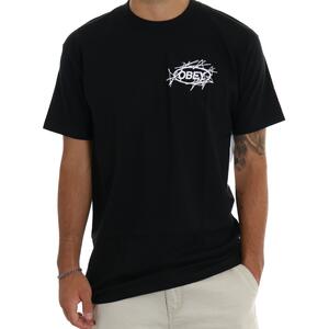 T-SHIRT SCRIBBLE STARS NERO